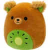 Squishmallows 5" Mitchard The Mini Kiwi Bear - Jazwares Small Fruit Plush - Collectible Soft & Squishy Stuffed Animals- Gift For Kids, Girls & Boys