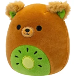 Squishmallows 5" Mitchard The Mini Kiwi Bear - Jazwares Small Fruit Plush - Collectible Soft & Squishy Stuffed Animals- Gift For Kids, Girls & Boys