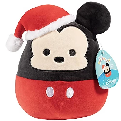 Squishmallows Squishmallow 8" Disney Mickey Mouse With Santa Hat - Christmas Official Kellytoy - Cute Holiday Plush Stuffed Animal Toy - Great Gift For Kids 3 Squishmallows Squishmallow 8" Disney Mickey Mouse With Santa Hat - Christmas Official Kellytoy - Cute Holiday Plush Stuffed Animal Toy - Great Gift For Kids