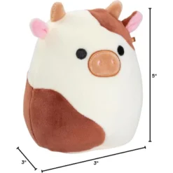 Squishmallows 5-Inch Ronnie The Brown Cow - Official Jazwares Plush - Collectible Soft & Squishy Mini Stuffed Animal Toy - Gift For Kids, Girls & Boys -Squishmallows Store GUEST 19f51e9d d6cf 47ed 8ac7 e7ca18a33314