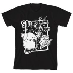 Squishmallows Rock Out Crew Neck Short Sleeve Black Youth Boy's T-shirt -Squishmallows Store GUEST 27a75123 6e16 409f aa0d 10a7c8f7c4e9
