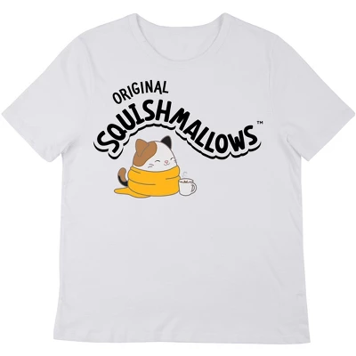 Squishmallows Cozy Cam With Cocoa Crew Neck Short Sleeve Women's White T-shirt 8 Squishmallows Cozy Cam With Cocoa Crew Neck Short Sleeve Women's White T-shirt - Image 6