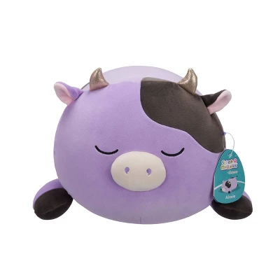 18" Alexie Purple And Black Cow With Gold Horns Squishmallows Plush 5 18" Alexie Purple And Black Cow With Gold Horns Squishmallows Plush - Image 4