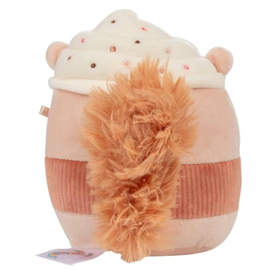 Squishmallows 5" Reza The Mini Latte Squirrel - Official Jazwares Small Coffee Plush - Collectible Coffee Stuffed Animal- Gift For Kids, Girls & Boys 4 Squishmallows 5" Reza The Mini Latte Squirrel - Official Jazwares Small Coffee Plush - Collectible Coffee Stuffed Animal- Gift For Kids, Girls & Boys - Image 2