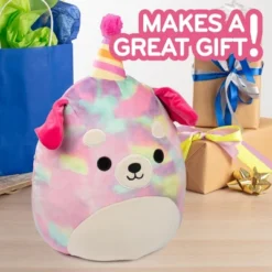 Squishmallows 12-Inch Delenne Rainbow Dog W Party Hat - Official Celebration Plush- Collectible Puppy Stuffed Animal Toy - Gift For Kids, Girls & Boys -Squishmallows Store GUEST 66af415d 8ff8 47e2 997f 8c1cd0e4ac7f