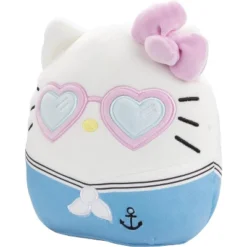 Squishmallows 8-Inch Hello Kitty Plush- Official Jazwares Plush - Collectible Soft Sailor Sanrio Stuffed Animal Toy - Gift For Kids, Girls & Boys
