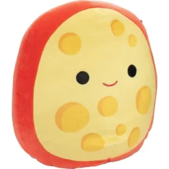 Squishmallows 10-Inch Mannon The Gouda - Official Jazwares Plush-Collectible Soft & Squishy Cheese Food Stuffed Animal Toy-Gift For Kids, Girls & Boys
