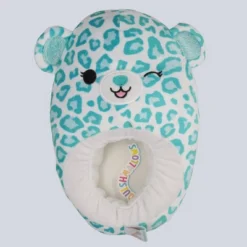 Squishmallows Kids' Toni The Leopard Plush Slippers - Teal 9 Squishmallows Kids' Toni The Leopard Plush Slippers - Teal -Squishmallows Store GUEST 8b2dfe99 cd2d 441c 9bc6 25e6c6cdd301