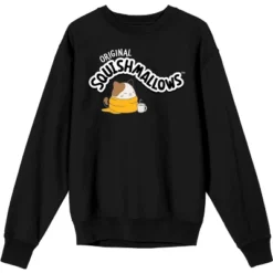 Squishmallows Cam The Cat Juniors Black Oversized Sweatshirt -Squishmallows Store GUEST 8ecf76e9 2a09 4839 aa0f 5bbb02394ad6