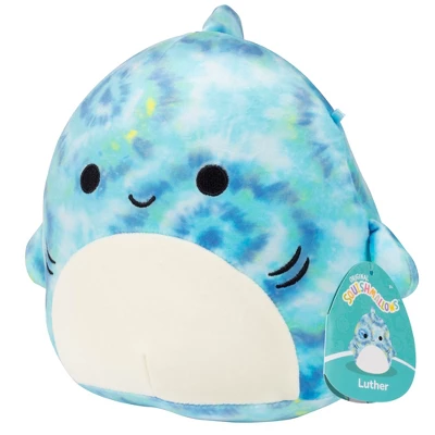 Squishmallows 8" Luther The Tiger Shark- Officially Licensed Jazwares Plush - Collectible Sea Squad Stuffed Animal Toy- Gift For Kids, Girls & Boys 3 Squishmallows 8" Luther The Tiger Shark- Officially Licensed Jazwares Plush - Collectible Sea Squad Stuffed Animal Toy- Gift For Kids, Girls & Boys