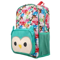 Squishmallows Winston The Owl Plush Pocket Youth Backpack
