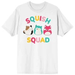 Squishmallows Squish Squad Crew Neck Short Sleeve Men's White T-shirt 14 Squishmallows Squish Squad Crew Neck Short Sleeve Men's White T-shirt -Squishmallows Store GUEST a5595275 c723 4915 875d f129265b8c41