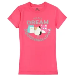 Squishmallows We All Dream Of Squishmallows Youth Girl Pink T-shirt 10 Squishmallows We All Dream Of Squishmallows Youth Girl Pink T-shirt -Squishmallows Store GUEST a7ccb1fc 66fd 4391 9070 f88786c26ff8