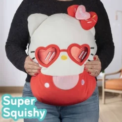 Squishmallows Large Hello Kitty W Glasses Plush, Sanrio 14-Inch - Collectible Cat Stuffed Animal Toy- Gift For Kids, Girls, Boys & Hello Kitty Fans -Squishmallows Store GUEST c4a76a07 b14b 4520 8367 676023b9185b