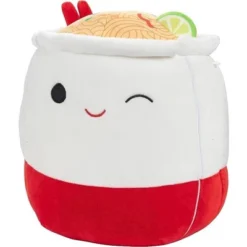 Squishmallows 10-Inch Daley The Noodles - Official Jazwares Plush - Collectible Soft & Squishy Food Stuffed Animal Toy - Gift For Kids, Girls & Boys