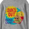 Squishmallows Sun's Out Buns Out Crew Neck Long Sleeve Athletic Heather Youth Tee -Squishmallows Store GUEST ca7a54be a479 4e26 97ac bc463238265e