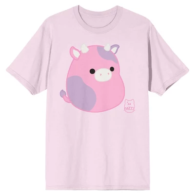 Squishmallows Patty Crew Neck Short Sleeve Cradle Pink Adult T-shirt 4 Squishmallows Patty Crew Neck Short Sleeve Cradle Pink Adult T-shirt - Image 2