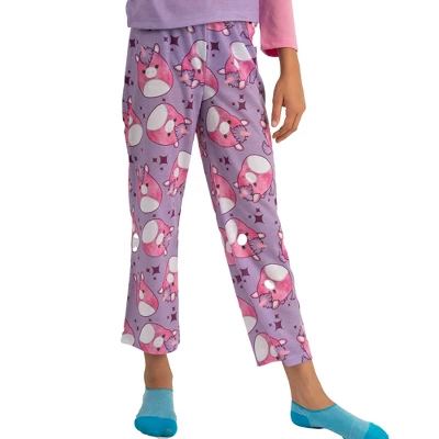 Youth Girls Squishmallows Lola The Unicorn 2-Piece Sleepwear Set With Long Sleeve Shirt And Sleep Pants 4 Youth Girls Squishmallows Lola The Unicorn 2-Piece Sleepwear Set With Long Sleeve Shirt And Sleep Pants - Image 3