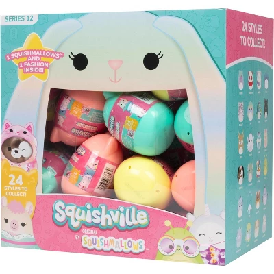 Squishmallows Squishville 24 Pack Egg Capsules - Series 12 - Collectible Mini 2" Mystery Stuffed Animal Toy Plush - Styles May Vary - Gift For Kids 4 Squishmallows Squishville 24 Pack Egg Capsules - Series 12 - Collectible Mini 2" Mystery Stuffed Animal Toy Plush - Styles May Vary - Gift For Kids - Image 2
