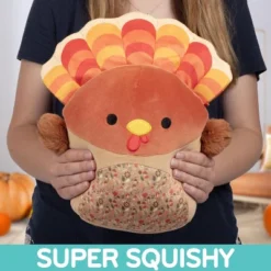 Squishmallows Original 10-Inch Gobrianna The Turkey- Official Jazwares Plush-Collectible Soft & Squishy Stuffed Animal Toy-Gift For Kids, Girls & Boys